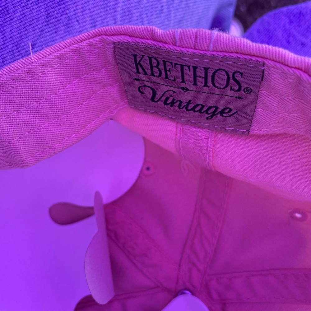KBETHOS Pink Cap with Embroidered Message - Picture 10 of 11